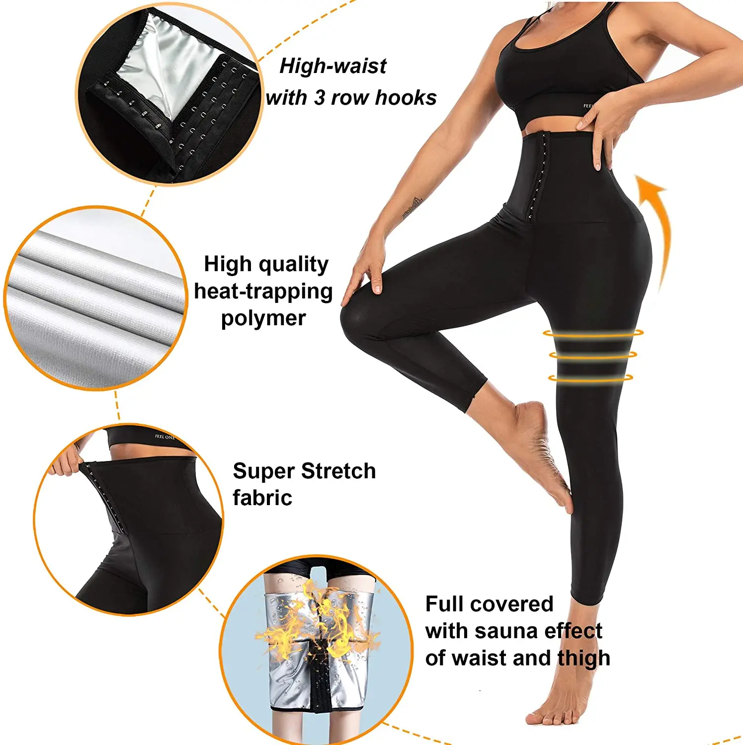 Korset Legging Body Shaper Celana Sauna 