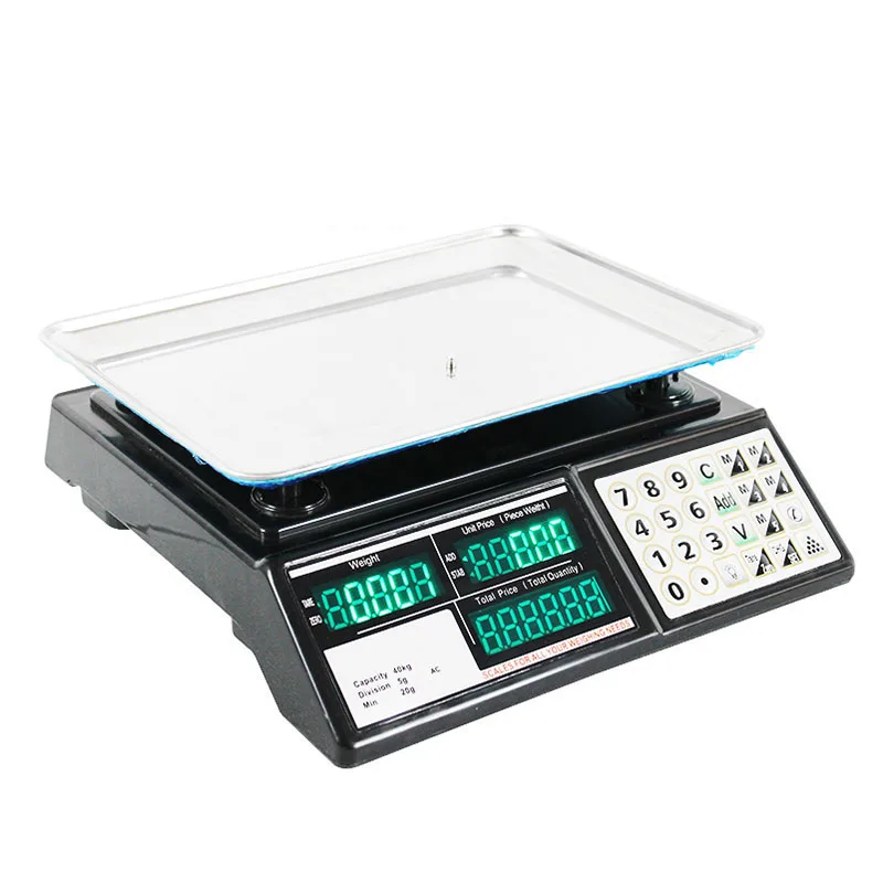 Forever Scale 15kg 30kg Dual Display Price Computing Scale Weighing Computing Price Scale
