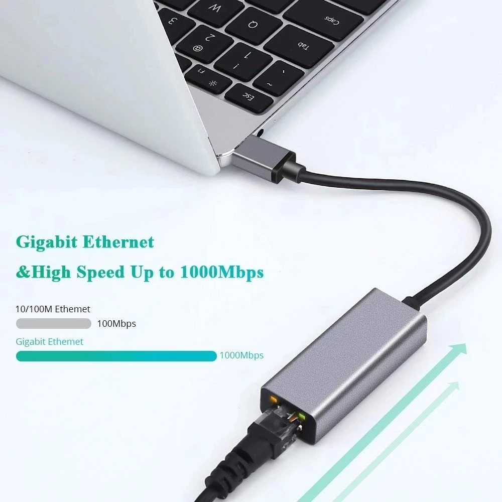 High Quality USB 3.0 to RJ45 Ethernet 1000M Gigabit LAN Network Adapter for Desktop Laptop