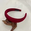 colorful Red silk hair band