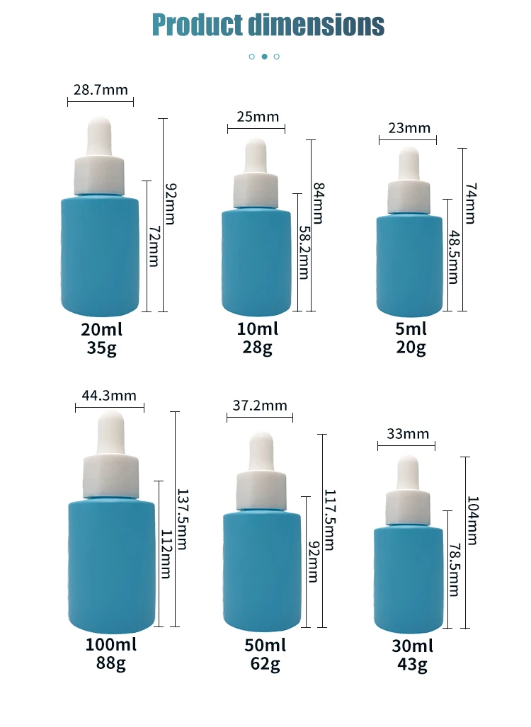5ml 10ml 15ml Empty Glass Foundation Pump Bottle With Rubber White Head
