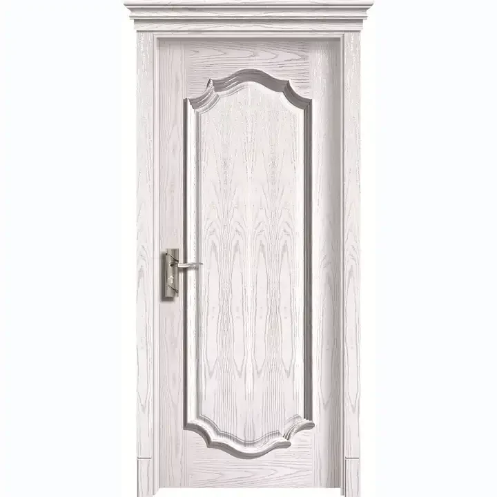 Factory Wholesale Bedroom White Interior Wood Door for Houses Interior Wooden Door Solid Wood Interior