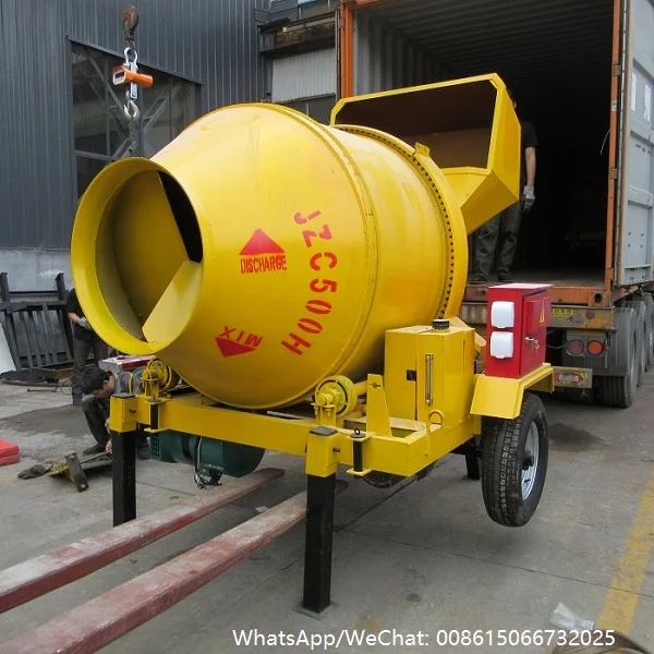 Diesel concrete mixer