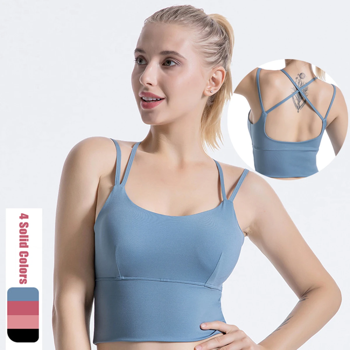 Lightweight Ladies Yoga Bra Tops Slimming Dalam Ropa Intima Dama Sports  Joga Bra Strap Removable Compression Vest Bra Sportbra - Buy Brasier Sin  Costura Korsett Sutia Push Up Bragas De Mujer Esportivo