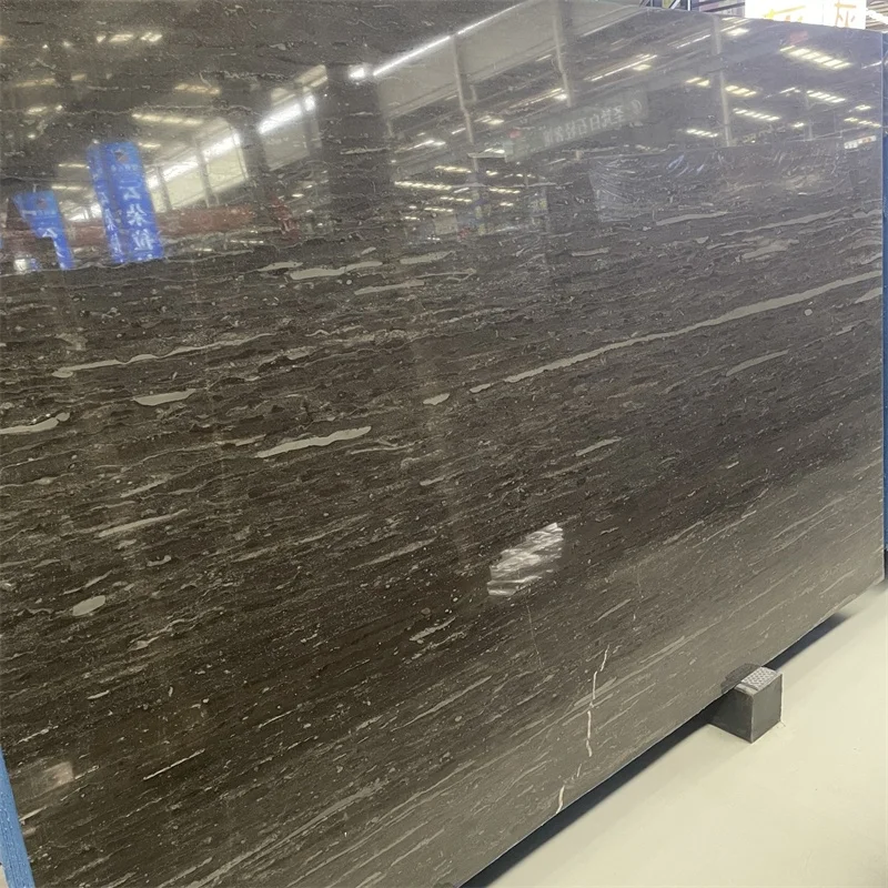 가정용 벽 장식 및 바닥 타일용 대량 공급 아이스 그레이 대리석 슬래브