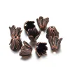 Grand porte-fleurs en alliage de cuivre, style trois
