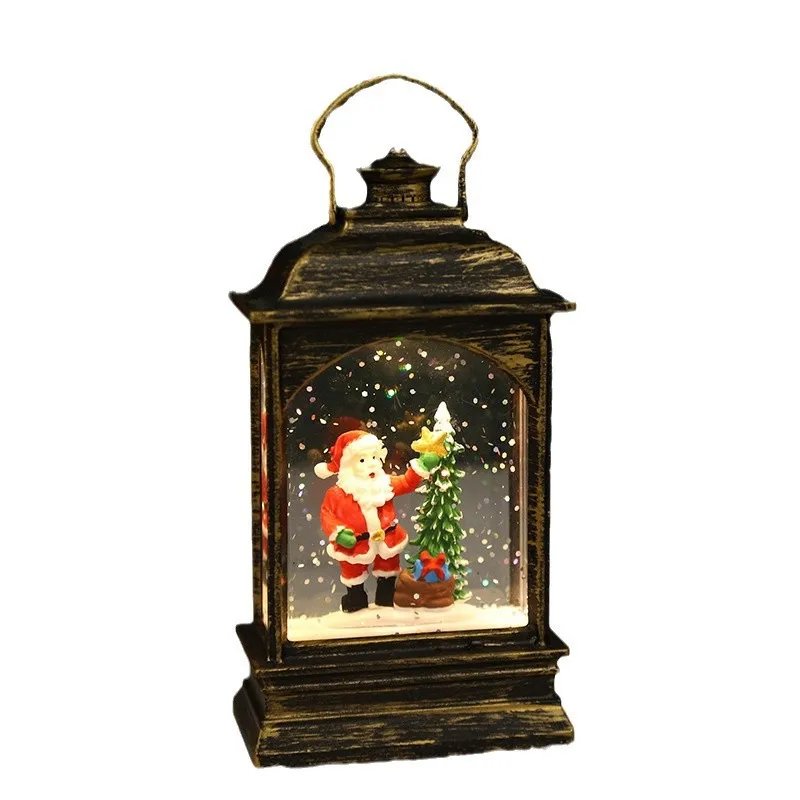 Wholesale New Design Decoration Glow Santa Claus Christmas Ornament