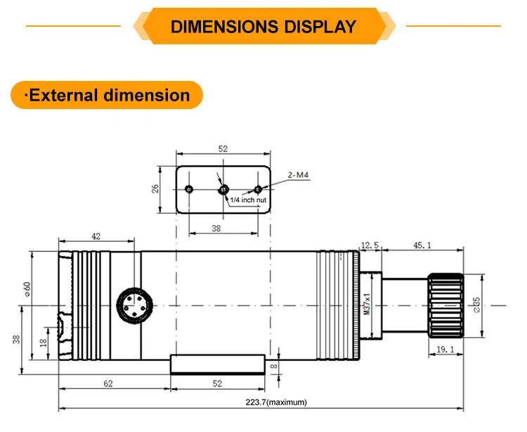 JSD-R60350AR 600~3500℃ RS485 Online High-precision Optical Electromechanical Integration Industrial IR Temperature Sensor factory