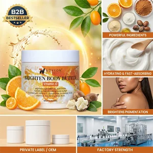 100% Pure Vegan Herbal Premium Quality VC Lotion Moisturizer & Exfoliator for Black Skin Care OEM ODM Fruit Scent