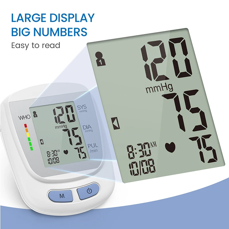 Digital Blood Pressure Upper Arm Tonometer Electronic