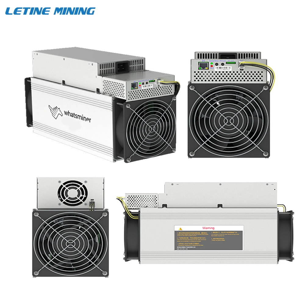 BTC Miner MicroBT Whatsminer M50S 128Th 126Th 124Th 122Th 120Th 25.594j/Th  SHA-256 Algorithm Mining Bitcoin M50S Whatsminer M60