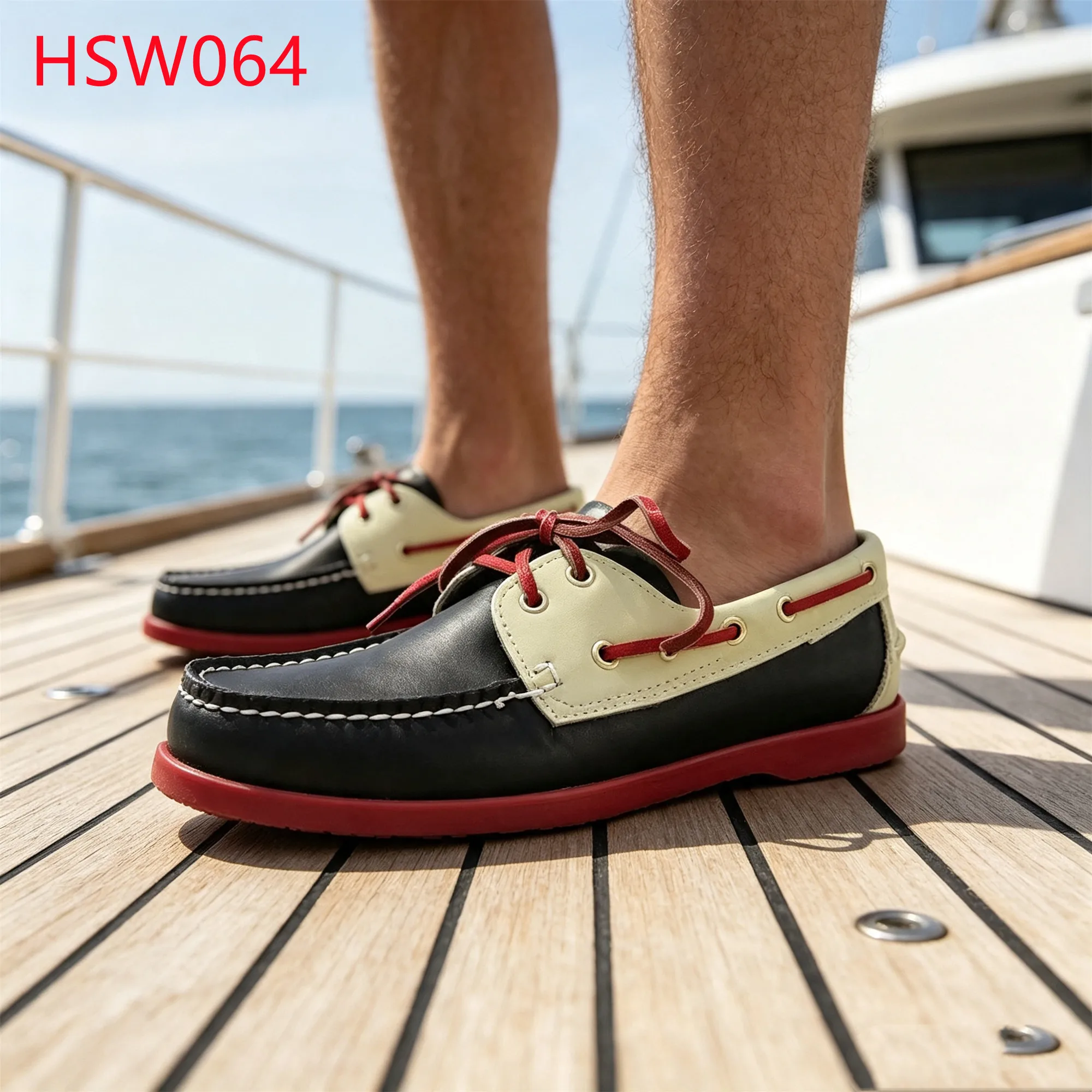 LXG,Harbor Visit Patchwork Color Leather Hua Singh Moccasin Shoes City Strolling Hand-sewn Stitching Men Boat Shoes HSW064