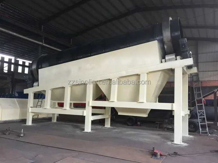 No Dust Pollution Charcoal Powder Rotary Screen for Charcoal Powder Screening
