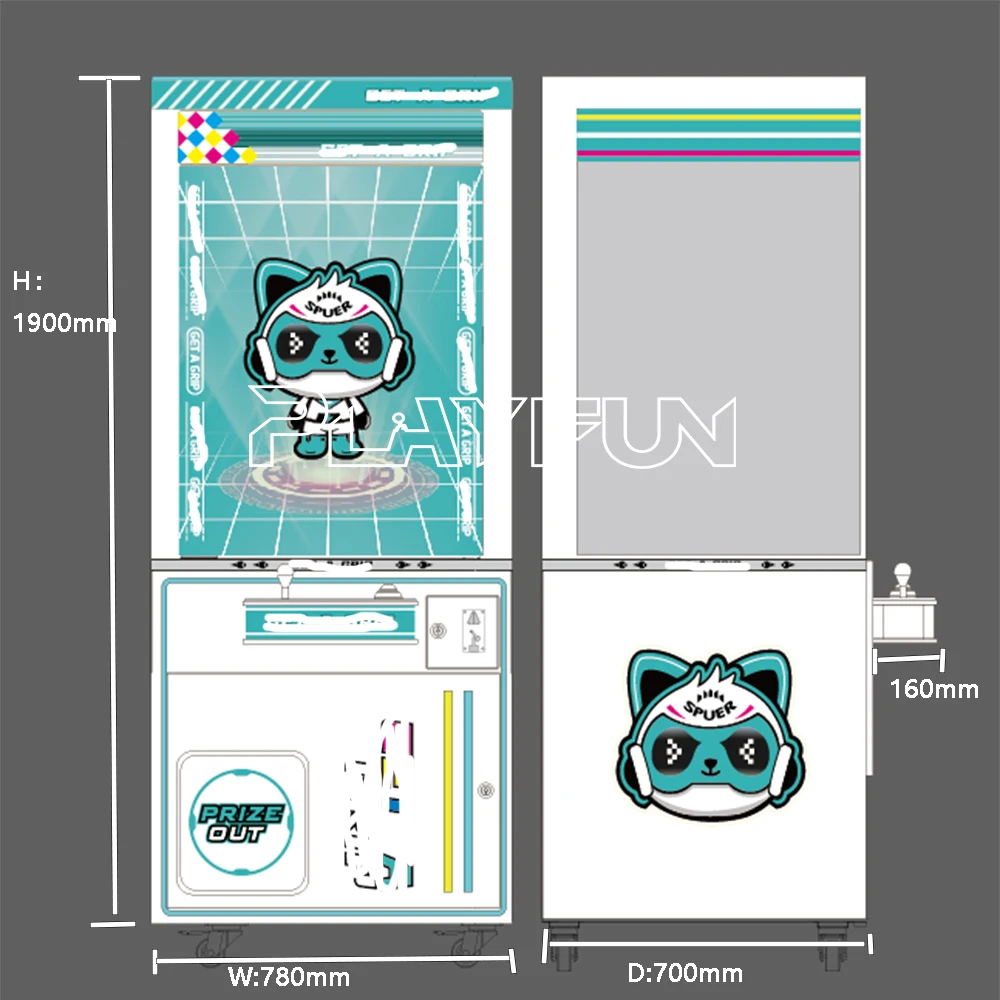 Customizable Claw Machine - Fun & Excitement Redefined