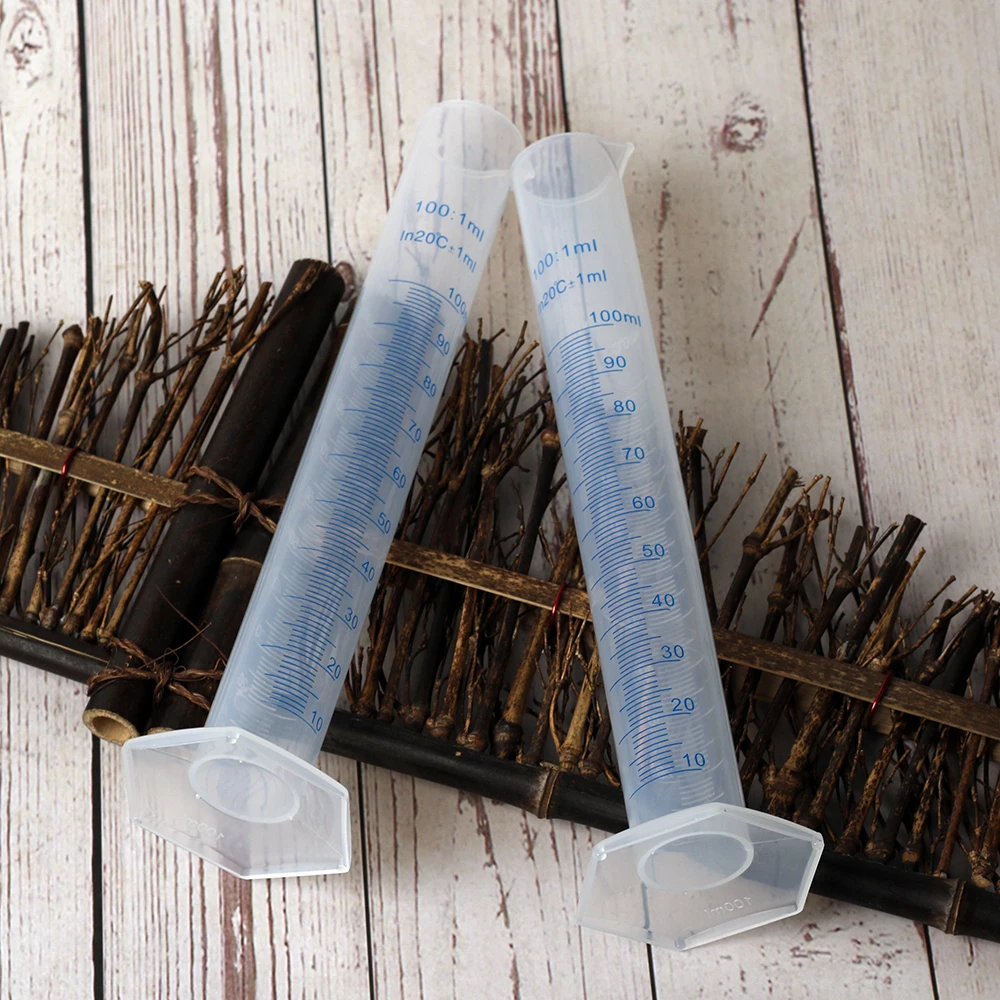 Chemical Lab Supplies Plastic Beakers Long Diameter Cups Long Tube Pp