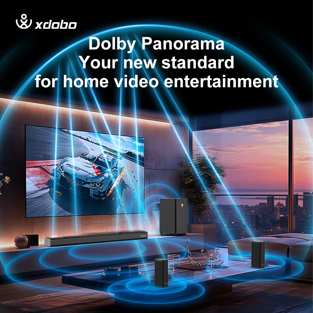 Xdobo 7.1.4 Dolby Atmos Sound Bar Home Theater System with