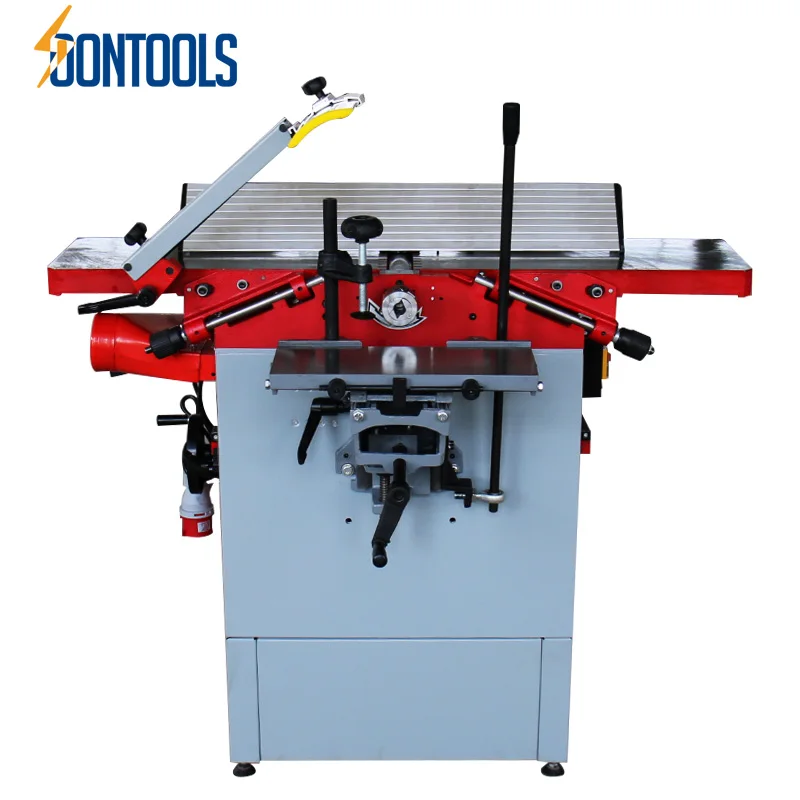 Portable Table Multi Functional Combined Jointer Planer Thicknesser Woodworking Tenon Machine