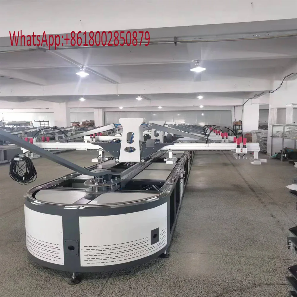 product 6 colors automatic oval screen printing machine-2