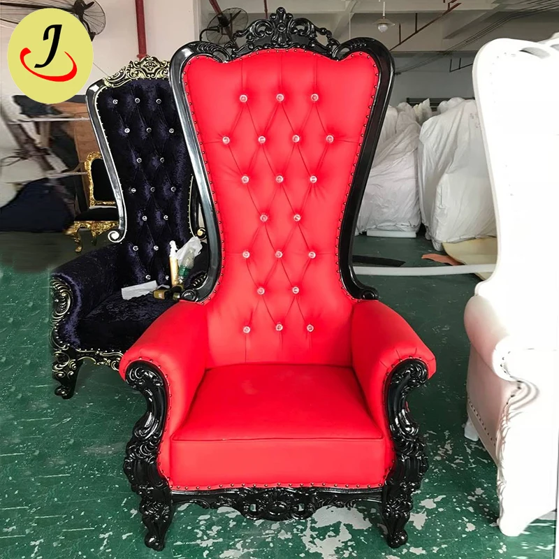 Эти недорогие свадебные Золотой Королевский короля трона кресла для Queen оптовая продажа JC-K54