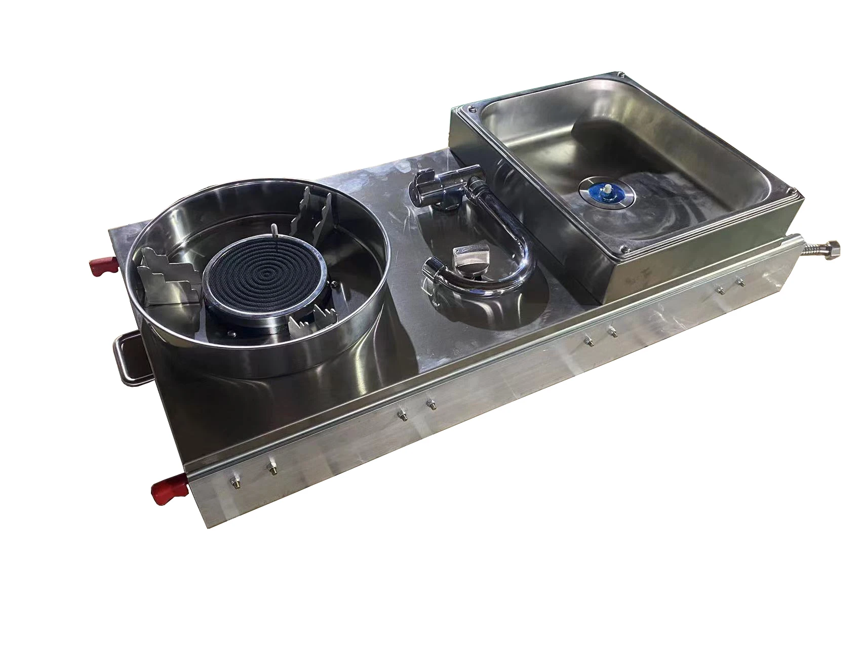 Outdoor Kitchen Stainless Steel Rv Gas Stove With Sink For Rv Motorhome