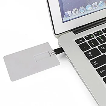 Credit Card USB Flash Drive 32G Pendrive 64GB 128GB 256GB USB Stick 16G 8G Memory stick Bank Card Pen Drive Custom Image