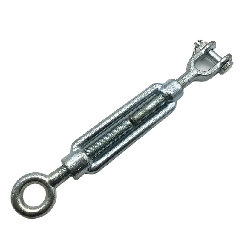 304 Stainless Steel M5 M8 M10 Turnbuckle Hook And Eye Tent Rope