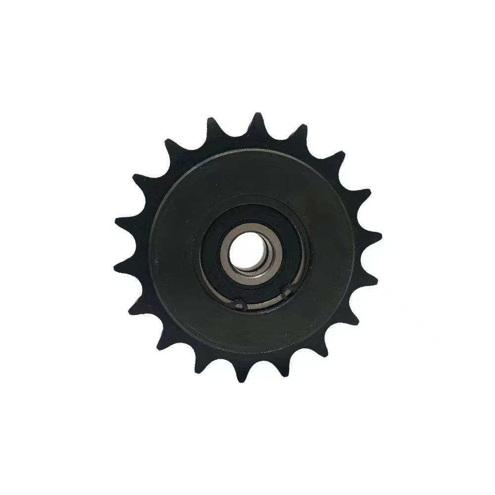 Industrial 06B 08B 10B 12B Double Row Roller Chain Idler Sprocket With Bearing