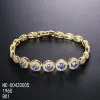 Or 14K plaqué + pourpre