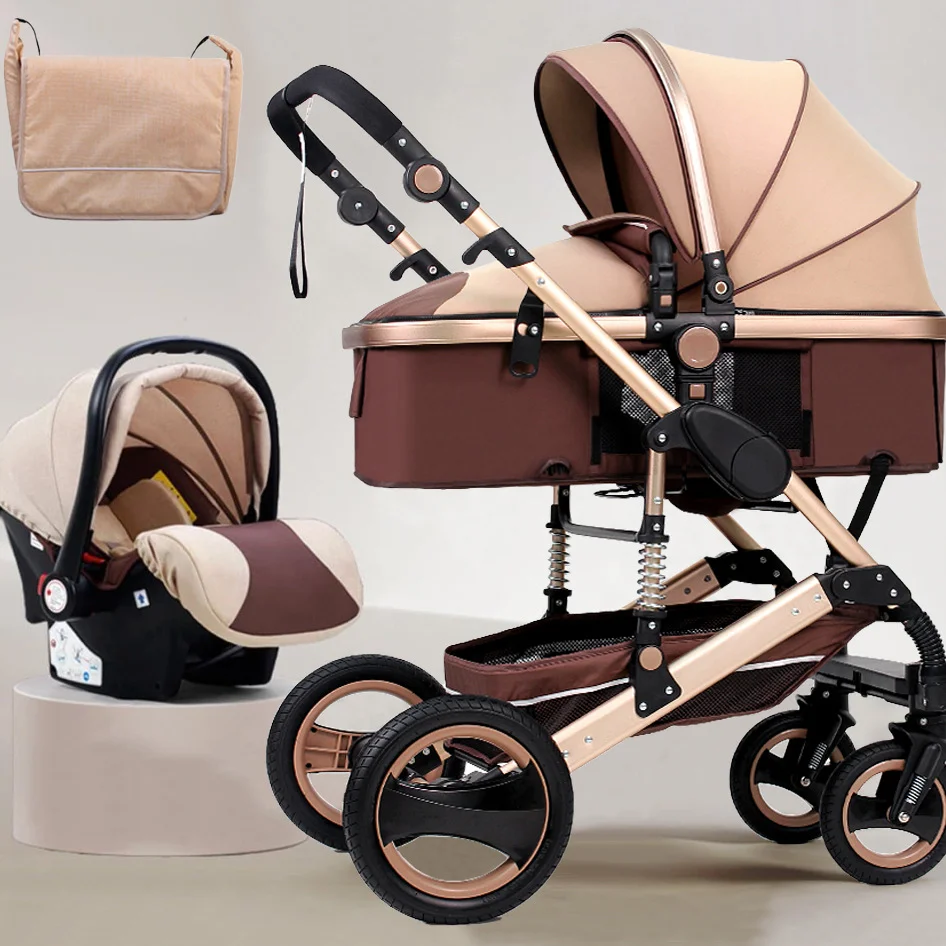 JXB Christmas EN1888 Wholesale Baby Stroller 3 in 1 - Luxury