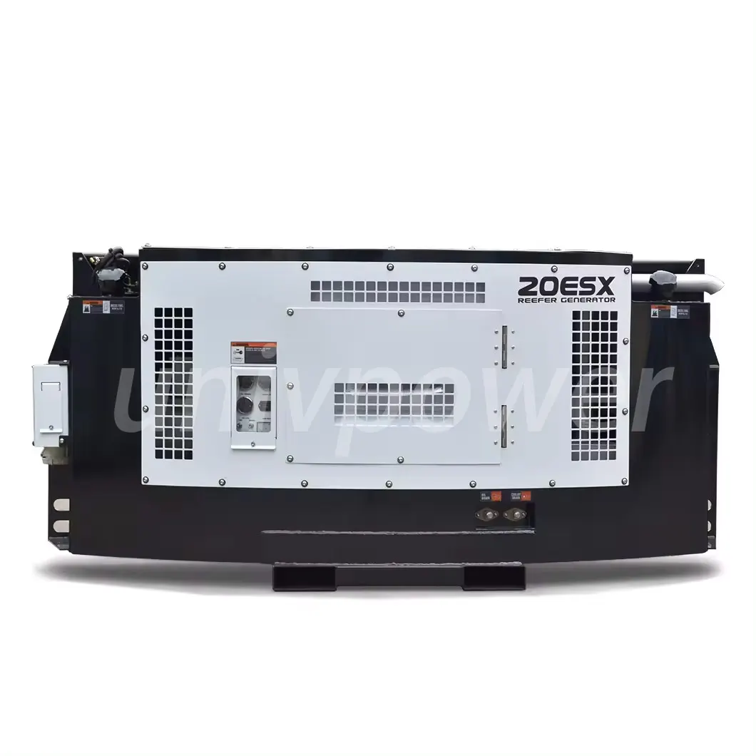 Clip on Reefer Genset Set UNIV Engine Standby 15 Kw/ 18.75 Kva With Sound Isolation Canopy Diesel Generator Set
