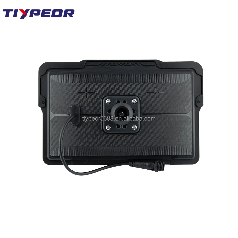 product tiypeor 7 inch motorcycle carplay camera gps navigator waterproof touch screen car audio tpms motorcycle carplay dvr recorder-3