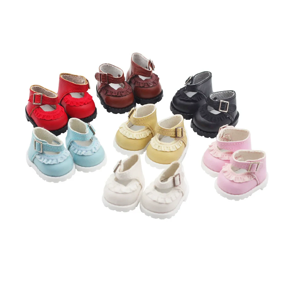 Junhui Labubu Shoes Princess Finger Shoes with Lace Trim