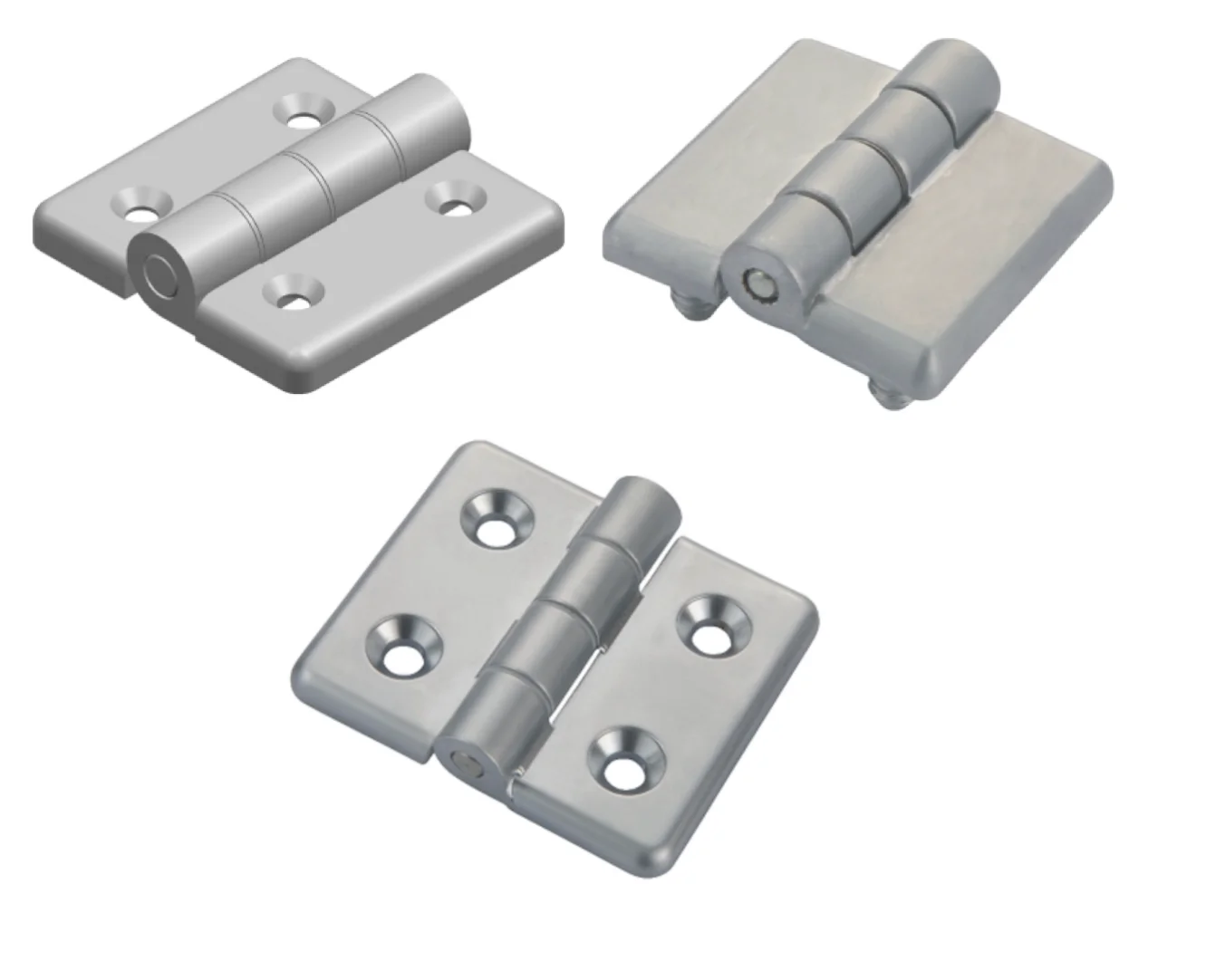 Factory Direct Sales Modern 180 Degree Concealed Commercial Door Hinges Zinc Alloy Profile Accessories supplier