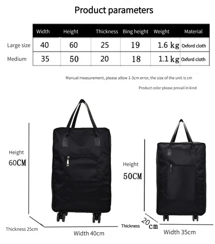 Wholesale Travel Bag On Wheels Travel Bags Luggage Large Capacity Storage Bag Travelling Buy