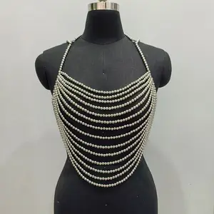 Dropshipping Wholesale Trendy Clothes Party Club Wear 2026 Summer Chains Luxury Women's tank Tops