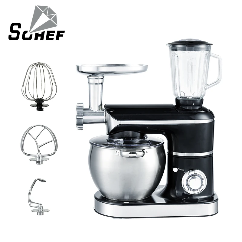 1500W Powerful Kitchen Appliances Multi Function Food Stand Mixer With 8.5L Mixing Bowl