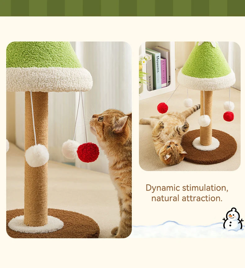 Cat Climbing Frame Grab and Play a cat Scratch Board Toy Rope Grab Column Catch cat Products manufacture