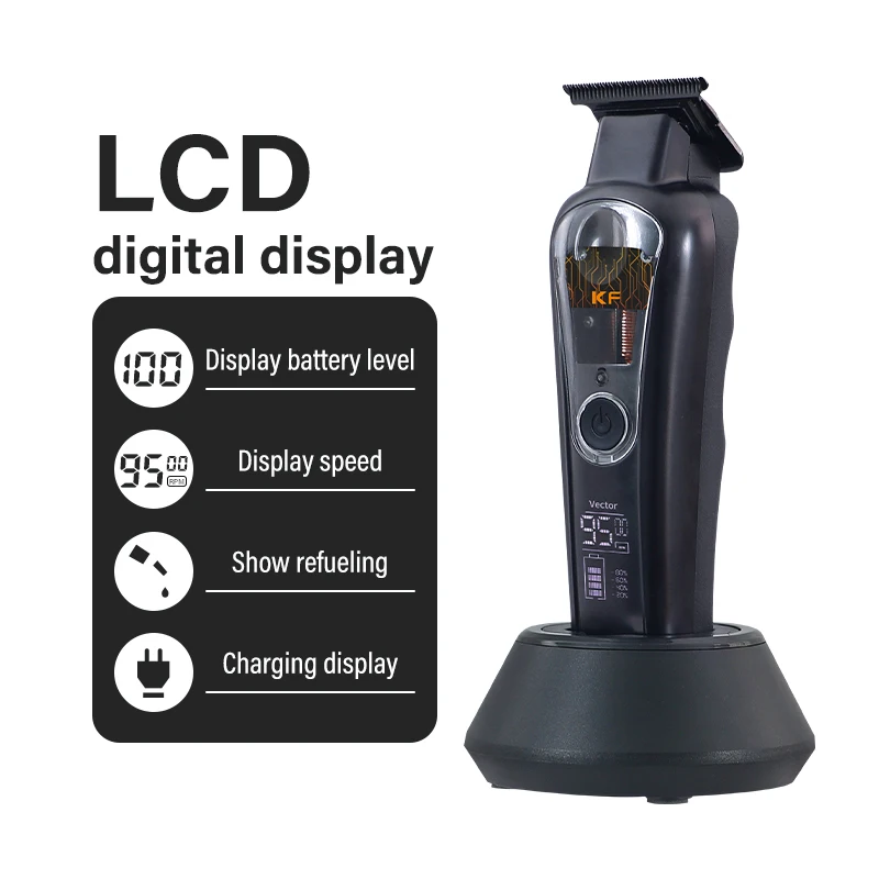 KooFex Upgraded Magnetic Technology 10000 Rpm Fast Speed High Power Vector Linear Motor Pro Barber Trimmer for Salon Use