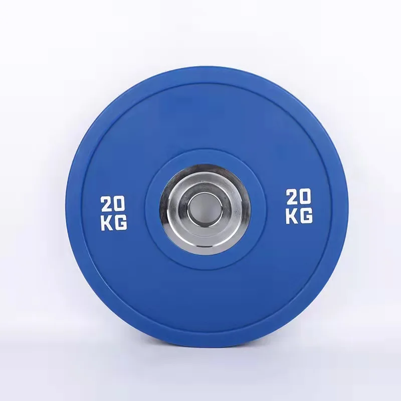 Лидер продаж, коммерческая резиновая пластина, бампер для тренажерного зала, вес 20 кг, резиновый бампер