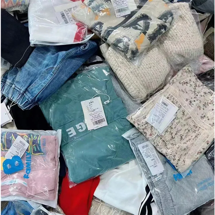 Cheap Children Clothing Bales Leftover Pants Jumpsuit Tops Dresses Kids