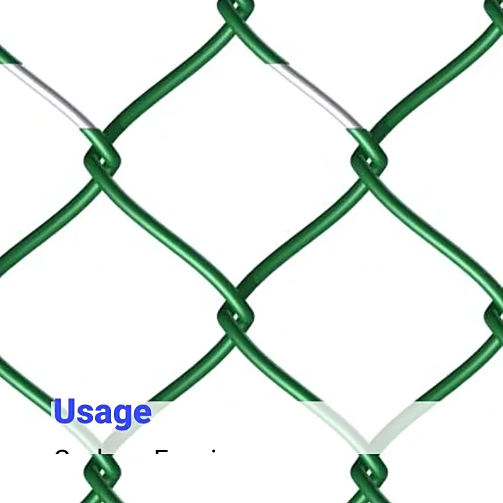 High Quality Black Pvc Coated 6ft Chain Link Fence For Garden Buy