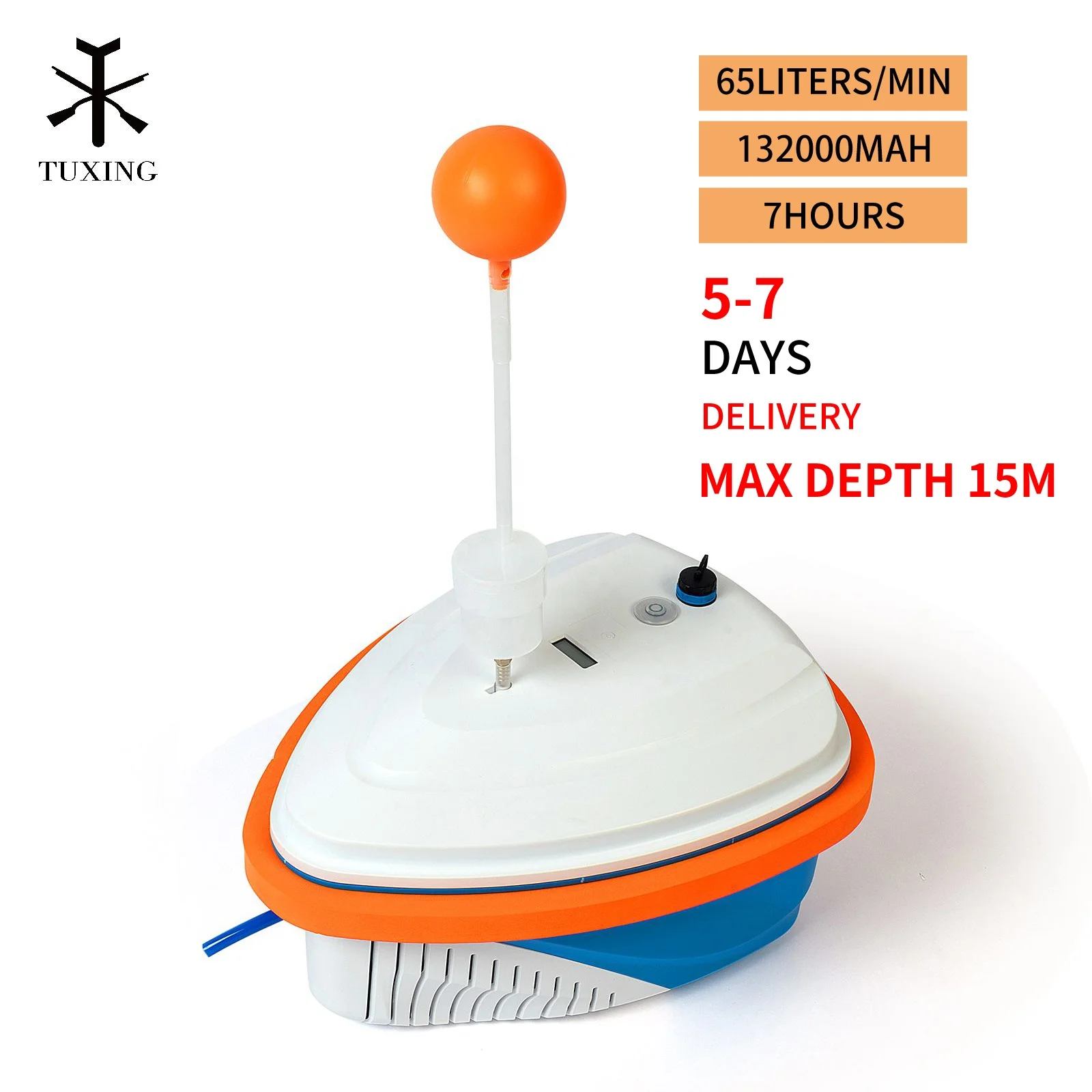 TUXING LY700 High Quality Waterproof Protection Shooting Dive 7Hours Fishing Tankless Air Breathing Ventilator Diving Compressor