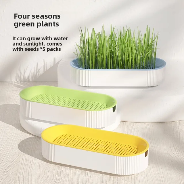 Wholesale Solid Pattern Soilless Hydroponics Cat Grass Grinding Stick Pet Food for Cats and Dogs