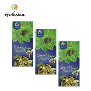 Bulk Dried 80g Seaweed Gluten-Free Sugar Free Low Calorie Low Carb Fiber Konjac Fettuccine Noodles Box