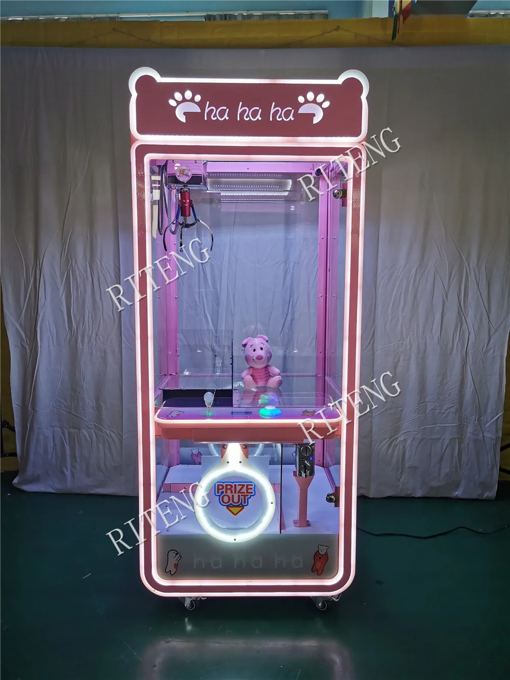 Riteng 2024 Pink Panther Mini Claw Machine Toy Shop Gift