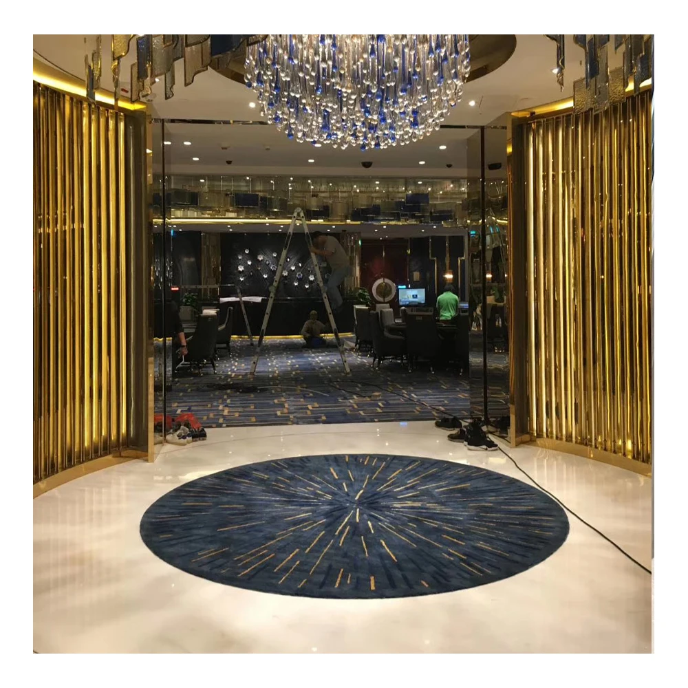 Modern Style Polypropylene Rug Machine Woven Wilton Rug for Living Room Carpet and Rug