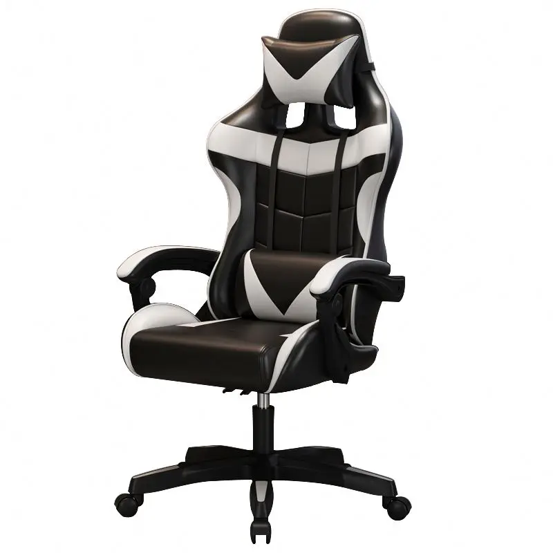 Red Gaming Chair For Computer PC Game Massage Chair Fashionable Lift Chair Synthetic Leather