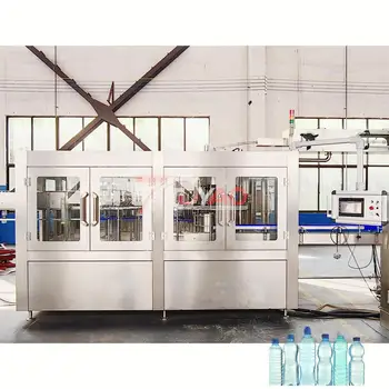 15000BPH 500ml automatic 3 in 1  rinsing filling capping monoblock water bottling machine water filling machine