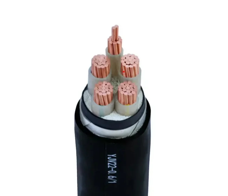 YJV22 0.6/1KV  copper conductor XLPE insulation PVC sheath steel tape armored low voltage power cable for power transmission