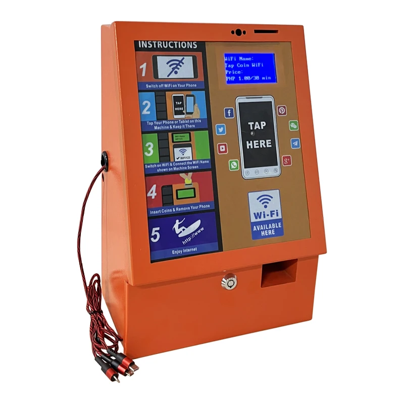 Coin Operated Vending Machine WiFi Router Kiosk